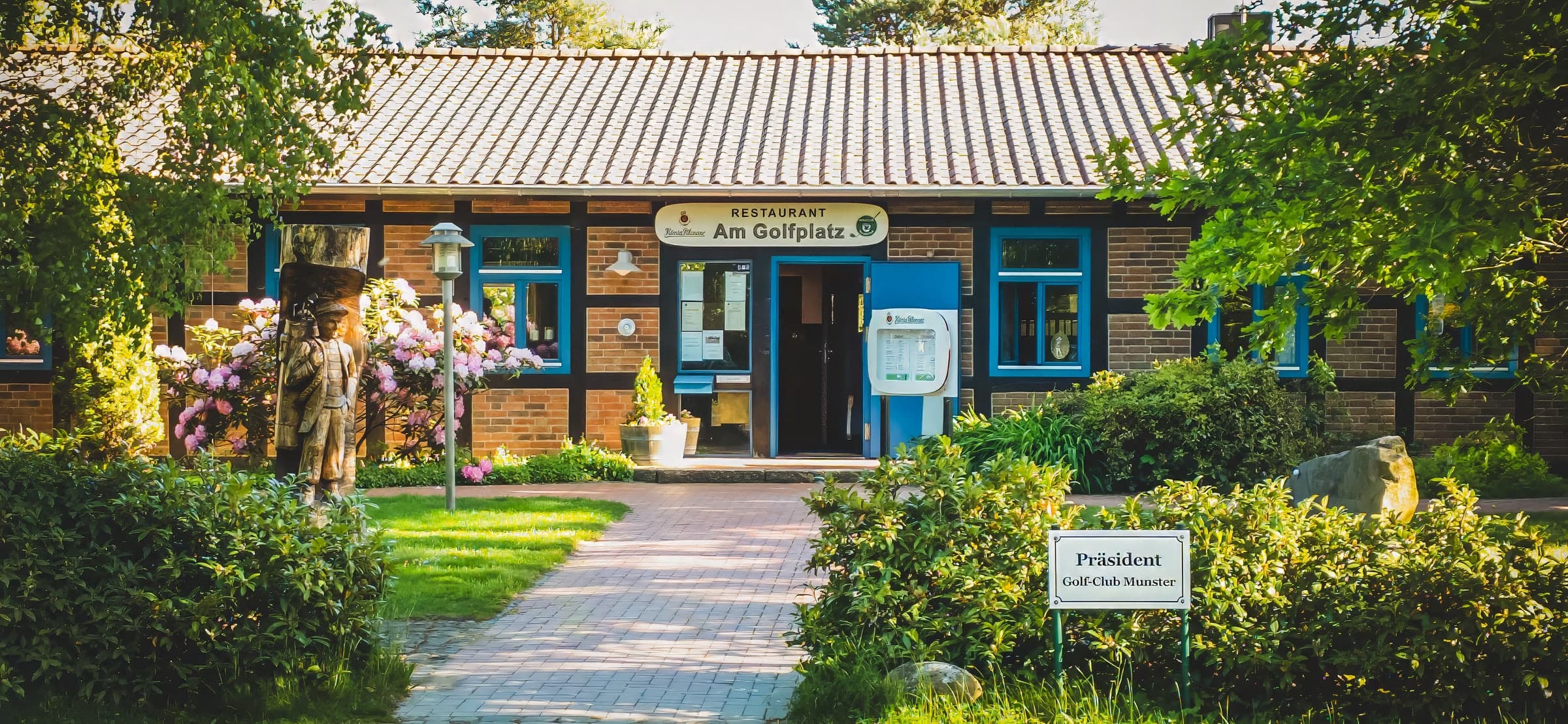 Außenansicht des Restaurant am Golfplatz Munster
