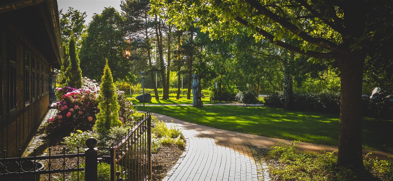 Gartenweg am Restaurant am Golfplatz